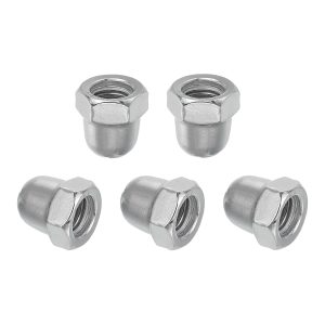 M8x1.25mm Acorn Cap Nuts MECCANIXITY 5pcs Stainless Steel Hex Dome-0