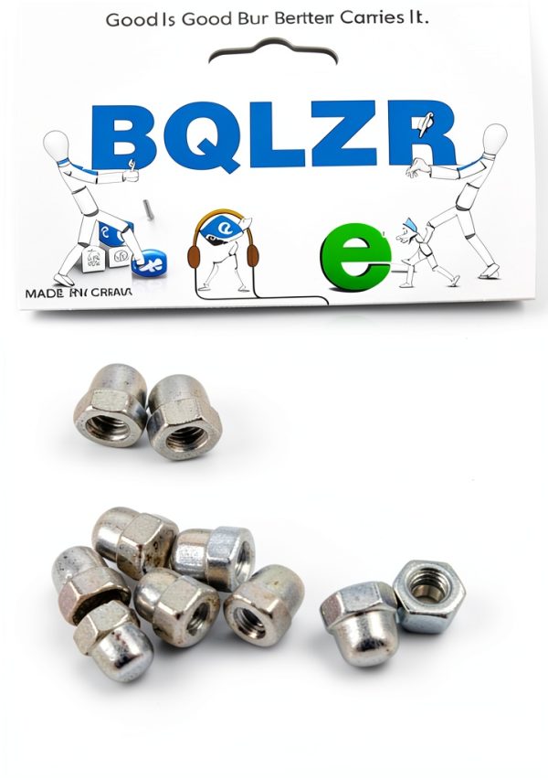 BQLZR 304 Stainless Steel Acorn Hex Nut M6 Hand Thread Pack of 10-7