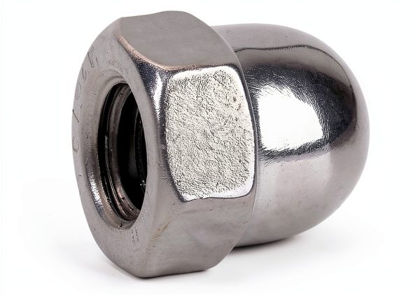 BQLZR 304 Stainless Steel Acorn Hex Nut M6 Hand Thread Pack of 10-3