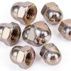BQLZR 304 Stainless Steel Acorn Hex Nut M6 Hand Thread Pack of 10-0