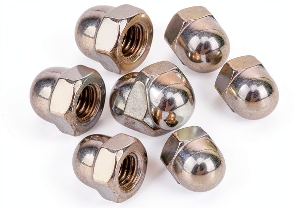 BQLZR 304 Stainless Steel Acorn Hex Nut M6 Hand Thread Pack of 10-0