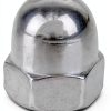 BQLZR 304 Stainless Steel Acorn Hex Nut M6 Hand Thread Pack of 10-6
