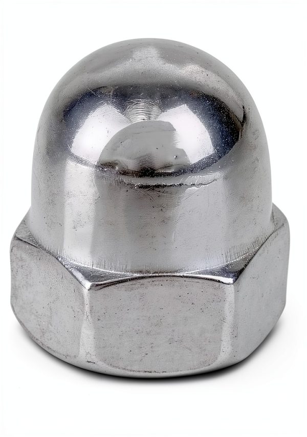 BQLZR 304 Stainless Steel Acorn Hex Nut M6 Hand Thread Pack of 10-6